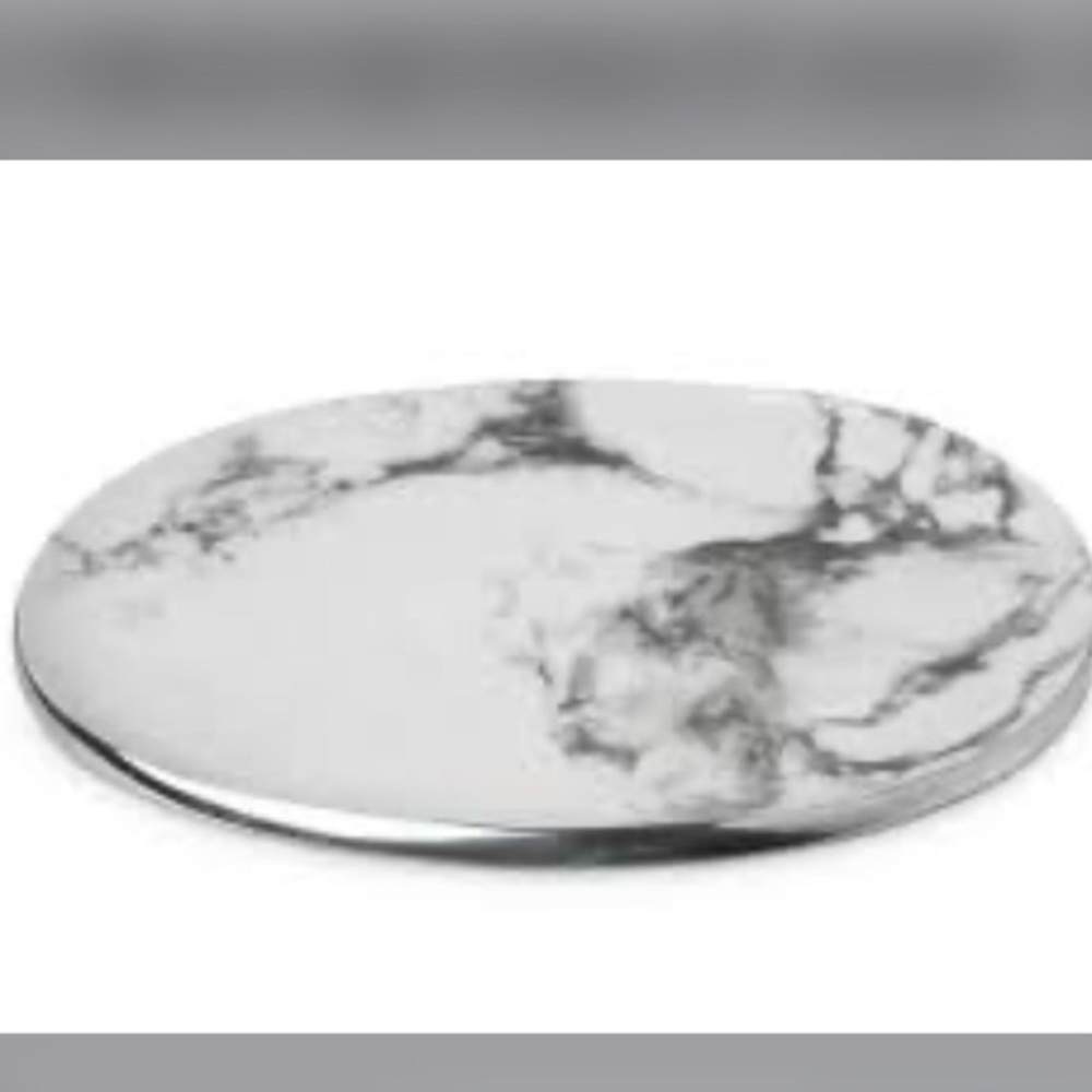 Julia Knight Marble Mist Eclipse Platter 15"